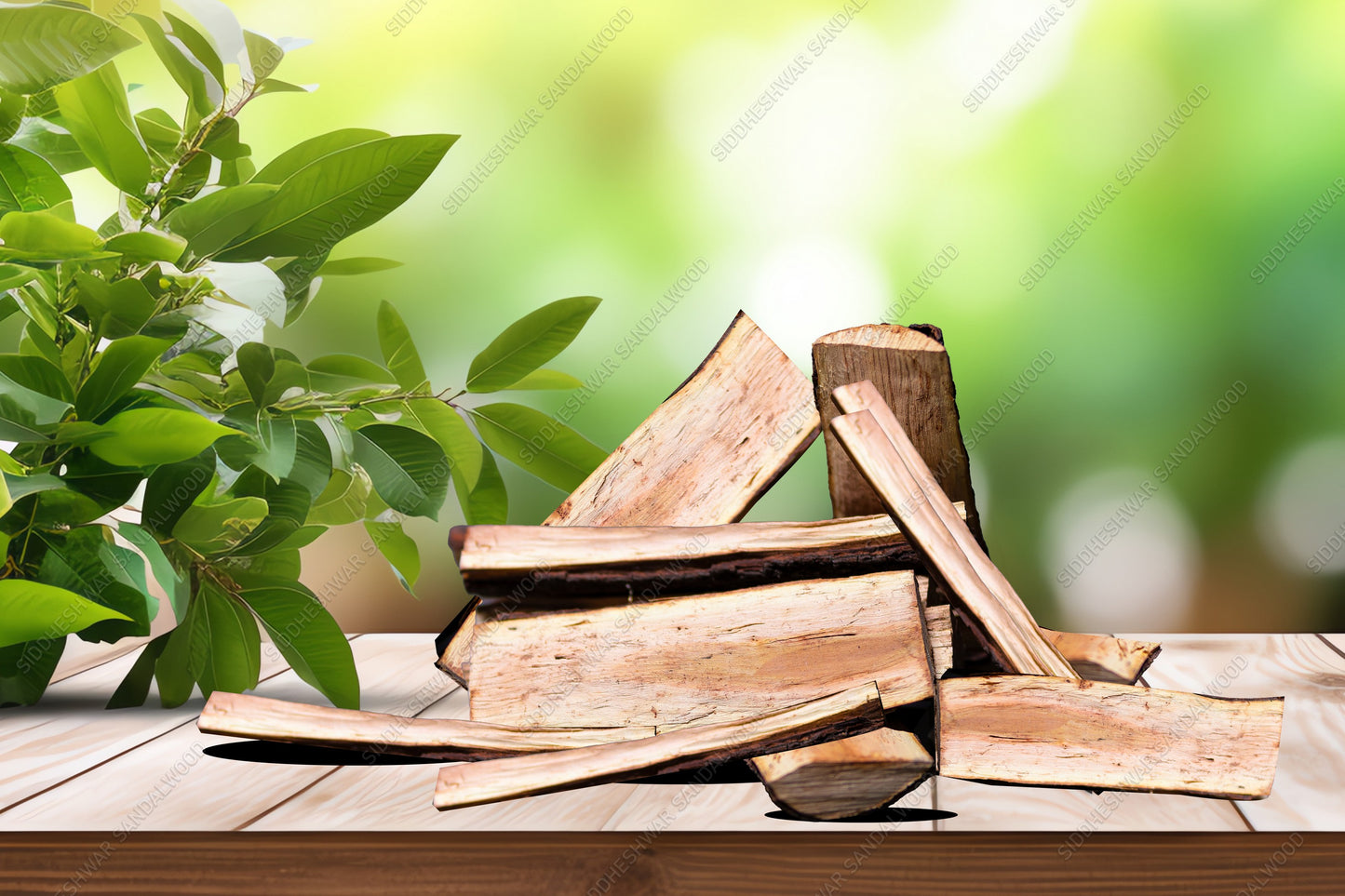 Sandal Sapwood Log